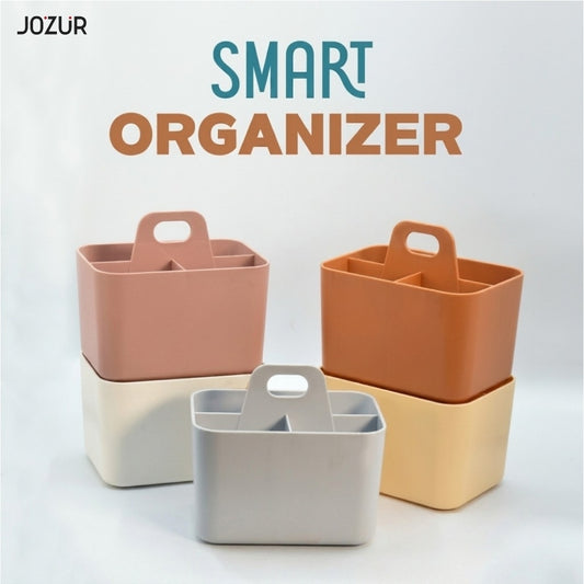 Multi-Functional Smart Organiser Storage Box with Handle